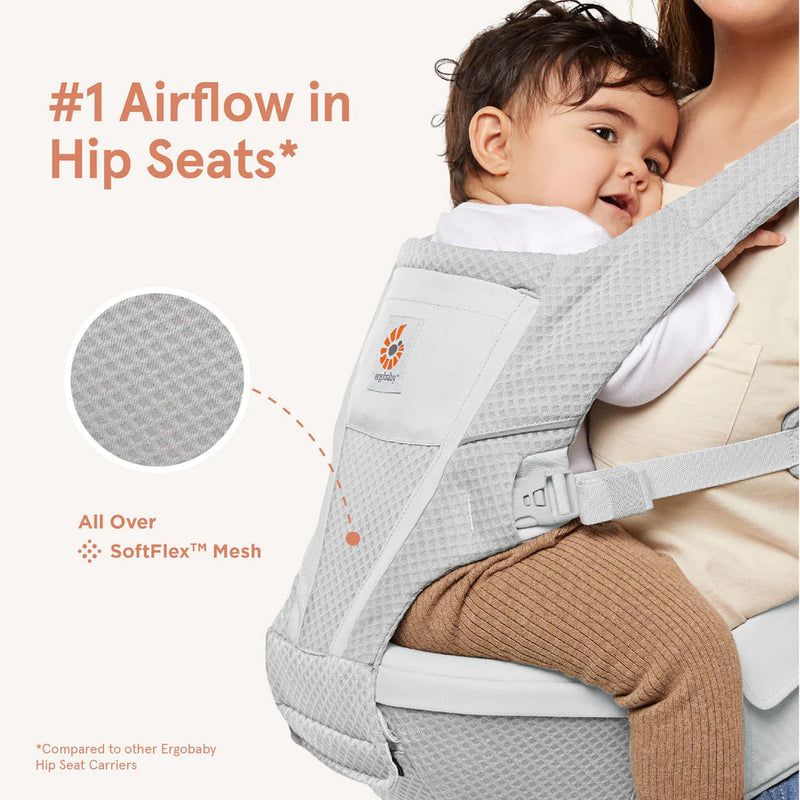 Ergobaby Alta Hip Seat Baby Carrier - Winkalotts