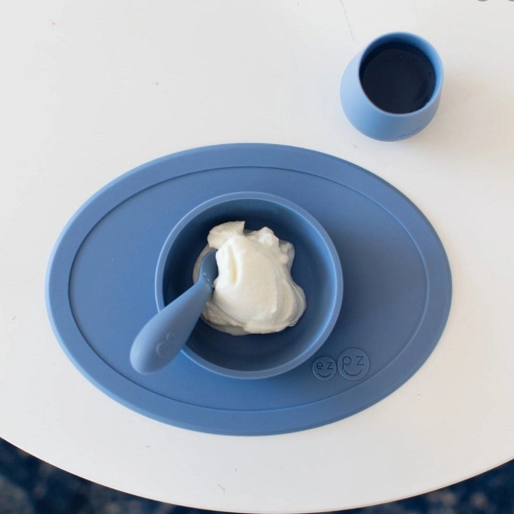 EZPZ First Foods Set - Tiny Bowl, Cup & 2 Spoons