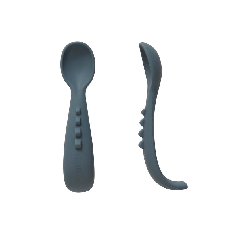 All4Ella - Comfy grip silicone spoons 2pk - Winkalotts