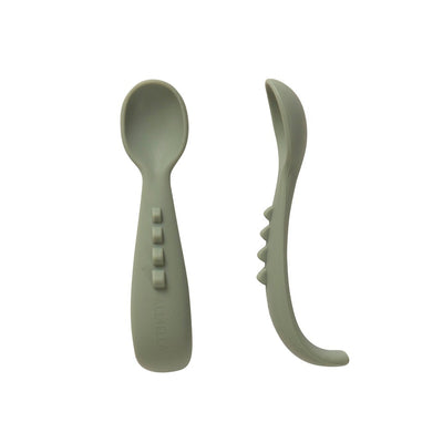 All4Ella - Comfy grip silicone spoons 2pk - Winkalotts