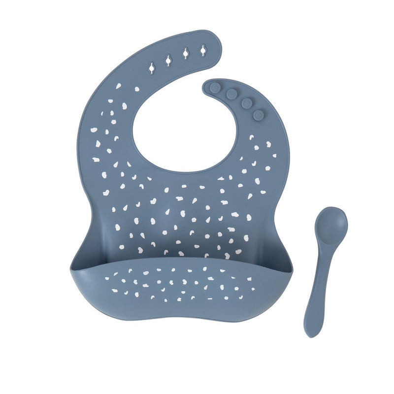 All4Ella - Silicone Bib with Spoon - Winkalotts