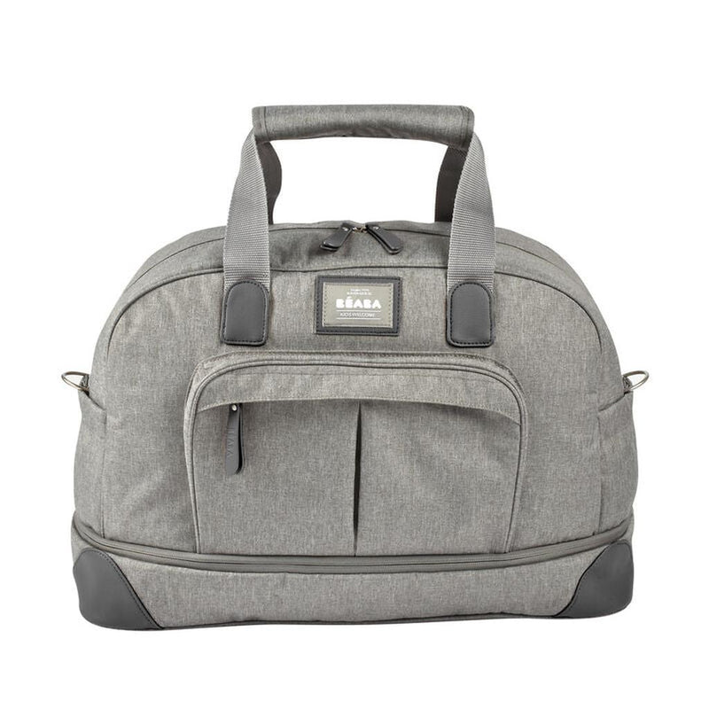 Beaba Amsterdam II Expandable Nappy Bag - Heather Grey - Winkalotts