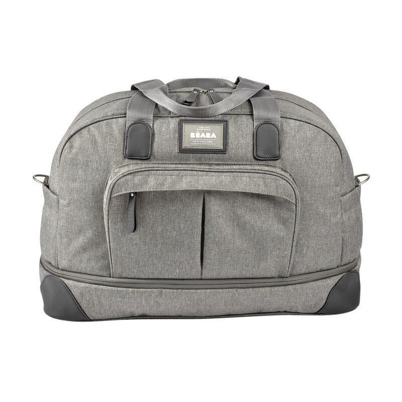 Beaba Amsterdam II Expandable Nappy Bag - Heather Grey - Winkalotts