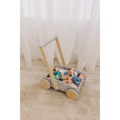 Bubble Wooden Baby Push Cart & Walker - Winkalotts