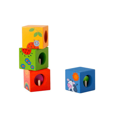 Classic World Discovery Cubes With Animal Puzzle - Winkalotts