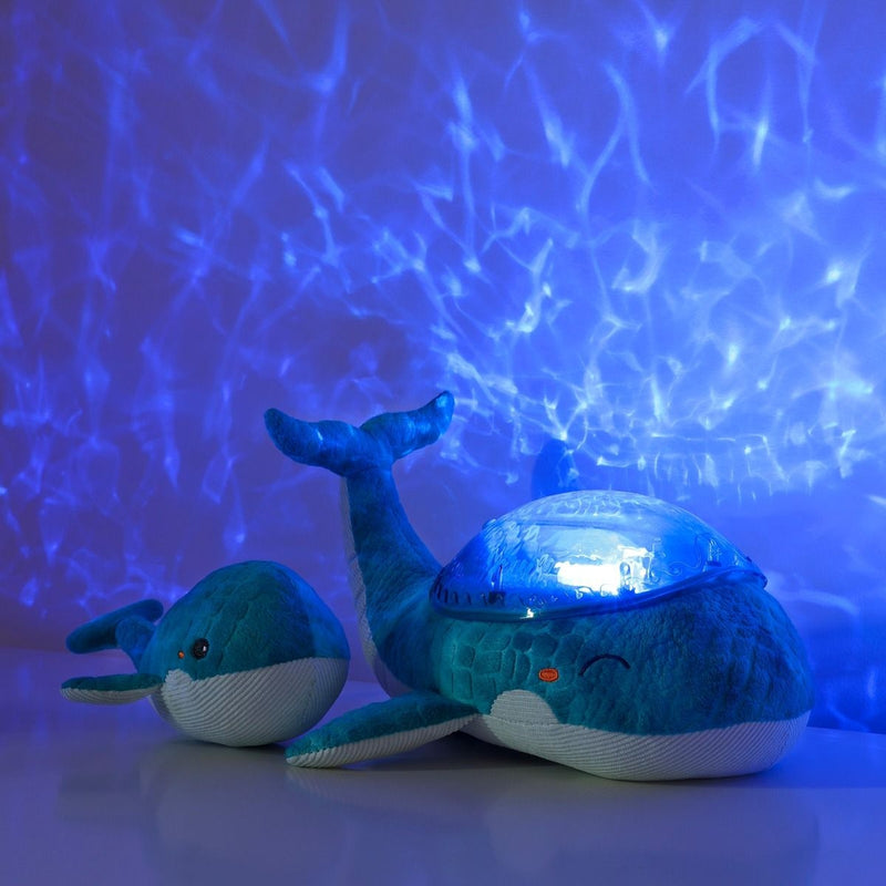 Cloud B Tranquil Whale Family Night Light & Sound Soother - Winkalotts