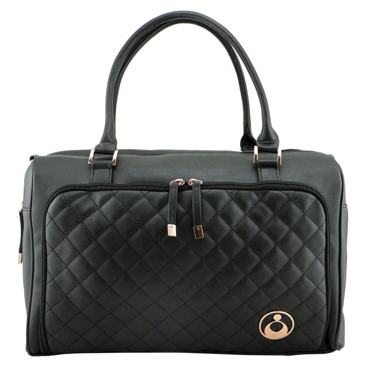 Double zip fashion satchel