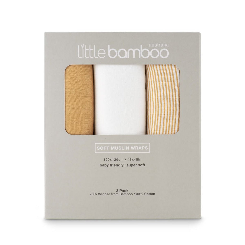 Little Bamboo Soft Muslin Wraps