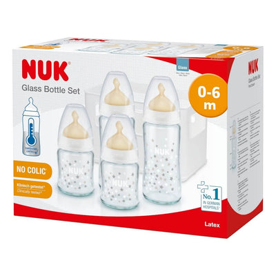 NUK First Choice+ Glass Bottle Set - Winkalotts