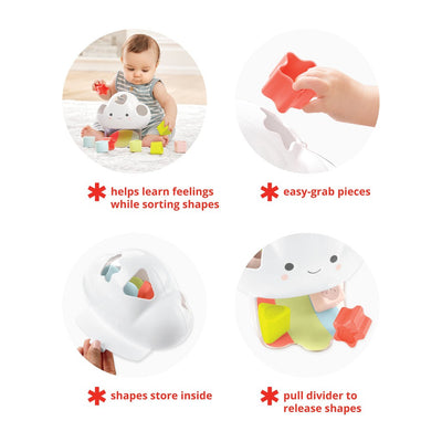 Skip Hop Silver Lining Cloud Feelings Shape Sorter - Winkalotts