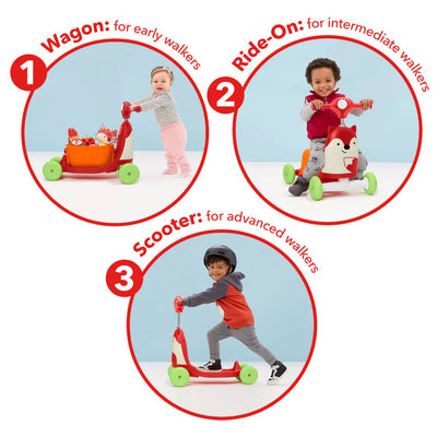 Skip Hop Zoo Ride On 3-in-1 Scooter - Winkalotts