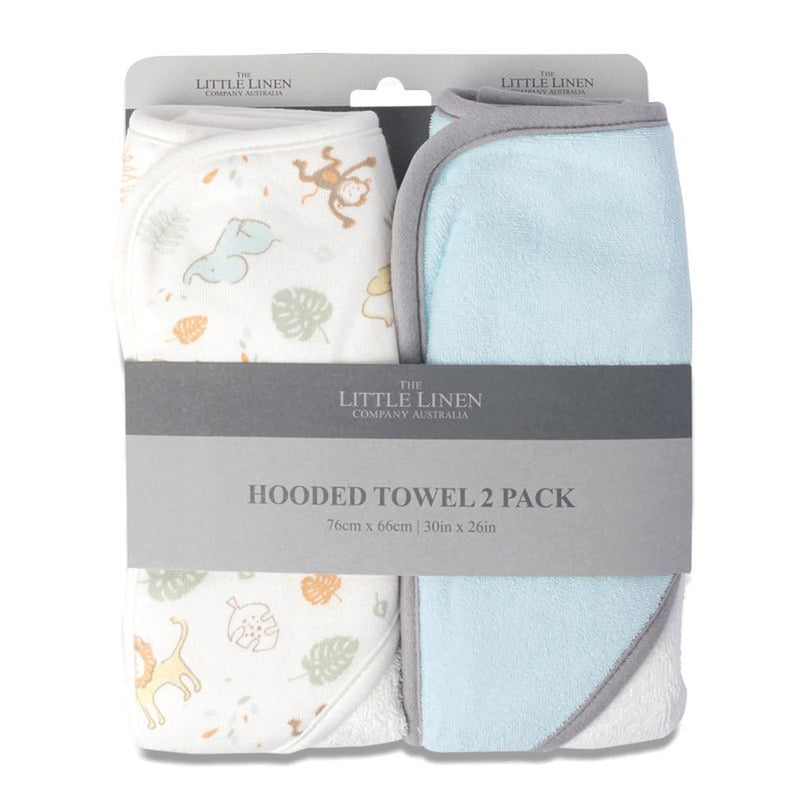 The Little Linen Company Hooded Towel 2 Pack - Winkalotts