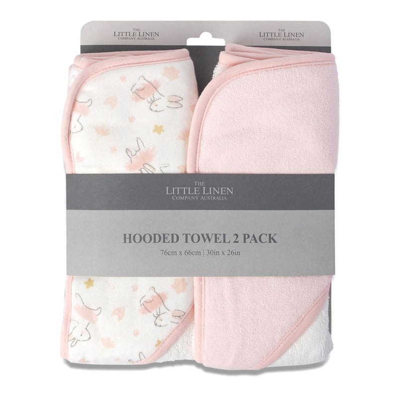 The Little Linen Company Hooded Towel 2 Pack - Winkalotts