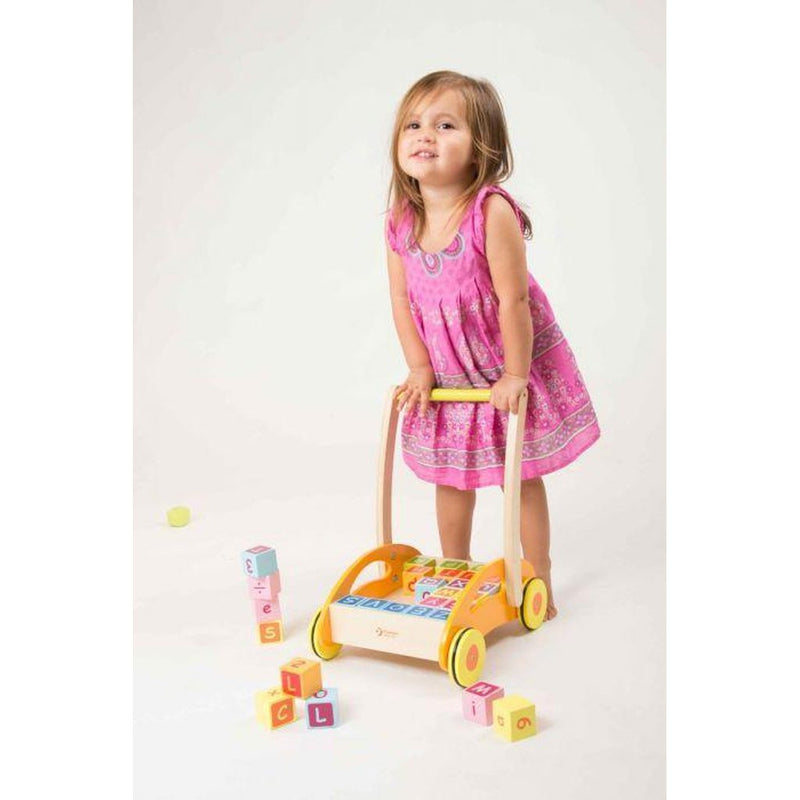 Classic World Baby Walker With Blocks - Winkalotts