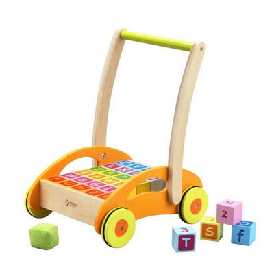 Classic World Baby Walker With Blocks - Winkalotts