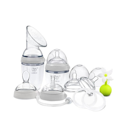 Haakaa Premium Silicone Breast Pump & Bottle Pack Generation 3 - Winkalotts