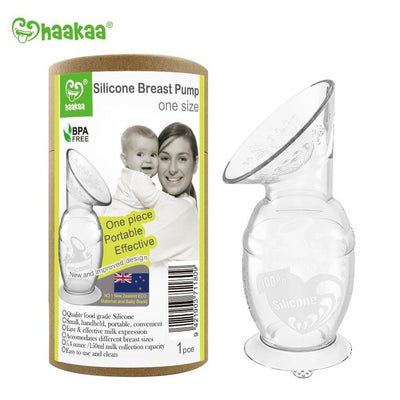 Haakaa Silicone Breast Pump With Suction Base - Winkalotts