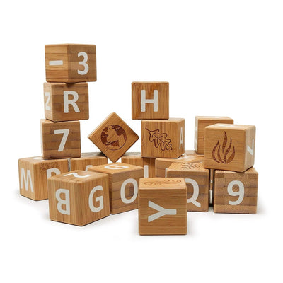 Kinderfeets Bamboo ABC Blocks - Winkalotts