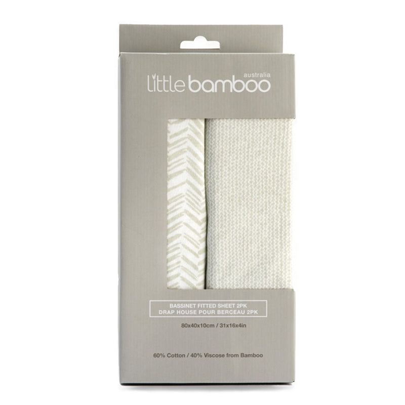 Little Bamboo Bassinet Fitted Sheets - Winkalotts