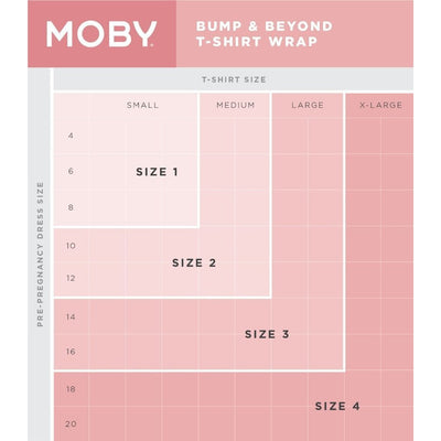 MOBY Bump & Beyond T Shirt Wrap - Winkalotts