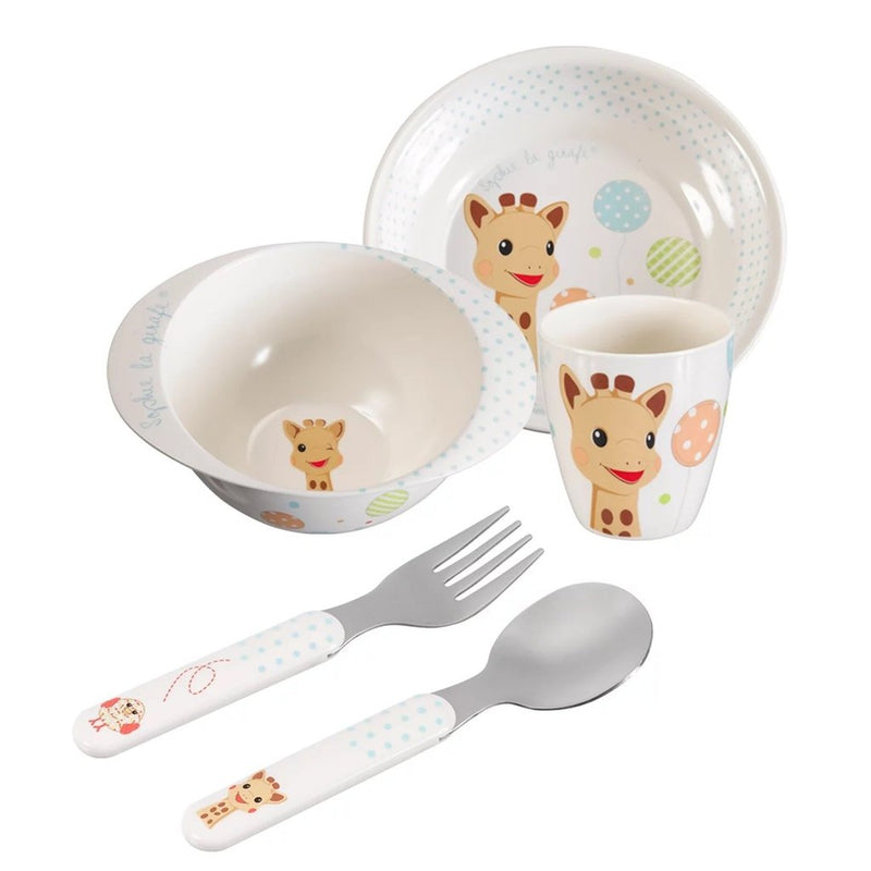 Sophie La Girafe Melamine Meal Time Set - Winkalotts